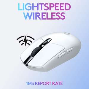 Pour <span class=keywords><strong>Logitech</strong></span> G304 LIGHTSPEED souris sans fil 12000 DPI souris de jeu souris <span class=keywords><strong>Portable</strong></span> légère blanc Compatible avec <span class=keywords><strong>PC</strong></span>/Mac - Product Image 2