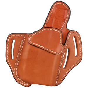Fondina in Pelle Tipo Pancake per GL43X MOS e Sig P365 XMacro, 3 Slot, Compatibile con Ottica - Product Image 2