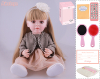Poupée Reborn FiveStar de 56 cm en Vinyle et Caoutchouc, Jouet de Mode Réaliste pour Enfants, Idéale pour Lire des Histoires