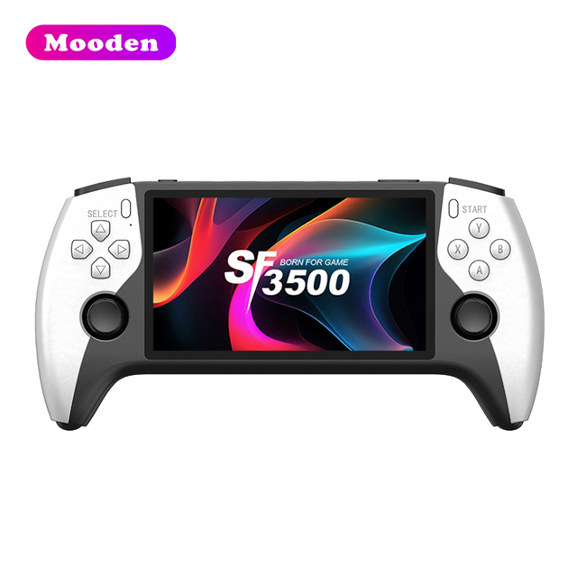 F Wholesale SF3500 5" FHD Retro Handheld Game Console 20000+ Classic Games Portable Gaming Player for Bulk Orders
