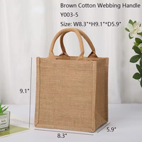Sacs de courses réutilisables en toile de jute personnalisés de haute qualité pour usage quotidien et cadeaux, Textiles écologiques, Produit en cuir, Cordon en ficelle