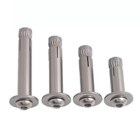 M6 M8 acier inoxydable polissage lisse SS304 316 316L A2 A4 70 80 douille hexagonale tête ronde tête cylindrique bouton tête manchon boulons d'ancrage