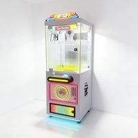 Mini machine à griffes compacte de type arcade, avec système de paiement sans espèces par QR, pour attrape-poupées, bonbons, cadeaux et boîtes de récompenses