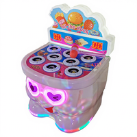 Machine de jeu Whack Mole à monnayeur pour enfants, jeu d'arcade à marteau en plastique, Riteng RT-UC011, à partir de 3 ans, 1 joueur