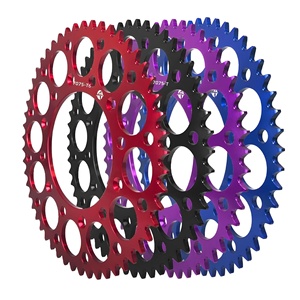 Pignon arrière en aluminium 7075 CNC pour moto tout-terrain CRF250L XR KTM <span class=keywords><strong>R</strong></span> YZ <span class=keywords><strong>WR</strong></span> 125 <span class=keywords><strong>250</strong></span> <span class=keywords><strong>WR</strong></span> 250F 450F - Product Image 1