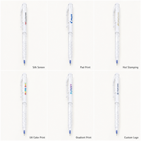 Stylo bille ET-822, pointe 0,7 mm, encre bleue, écriture fluide et continue