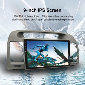 Rhythm 9" Large Screen Upgrade Stereo Wireless Carplay Android <b>Auto</b> Non Destructive Install Radio for Toyota Camry 2000-2006 - Product Image 4
