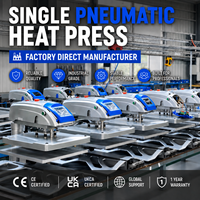 Machine de presse à chaud pneumatique automatique 16x20 pour l'impression de t-shirts Swing Away & Slide Out New Condition