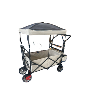 2026 आउटडोर फोल्डिंग वैगन नई सस्ती कीमत औद्योगिक अनुप्रयोग पालतू/बच्चों/कैंपिंग/पिकनिक/समुद्र तट/उद्यान कार्ट ट्रॉली - Product Image 1