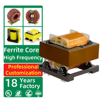 Transformateur de puissance EE55 haute fréquence 3500W 3.5KVA avec noyau en ferrite pour onduleur
