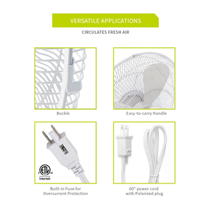 Ventilador Oscilante de Pared de Alta Calidad de 16 Pulgadas, Potente para Invernadero, Ventilador de Pared de 16 Pulgadas - Product Image 2