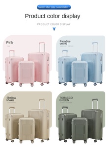 ใหม่กระเป๋าเดินทางทางธุรกิจ, กระเป๋าเดินทางแบบนิ่มกล่องล็อคล้อลากกันน้ำได้จุได้เยอะ - Product Image 2