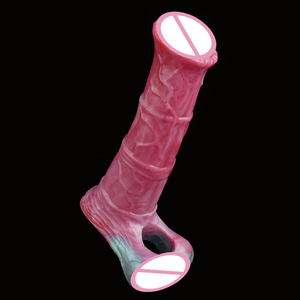 20cm Horse Penis Sleeve Extender Wieder verwendbare Kondome für Männer Penis verlängerung - Product Image 6