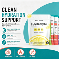 Mélange de minéraux traces (sodium, potassium, magnésium) en stick pour l'hydratation quotidienne des modes de vie actifs