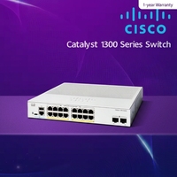 Commutateur de bureau géré Cisco Catalyst 1300 C1300-16FP-2G à 16 ports Gigabit Full PoE L2, neuf et scellé