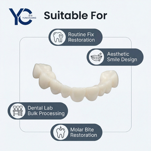 Couronnes temporaires en résine pour facettes dentaires, résine blanchissante, produits dentaires, couronnes en céramique, zircone - Product Image 4