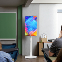 Nouvel écran tactile portable Android vertical sur pied, moniteur vidéo 21,5 pouces, téléviseur mobile
