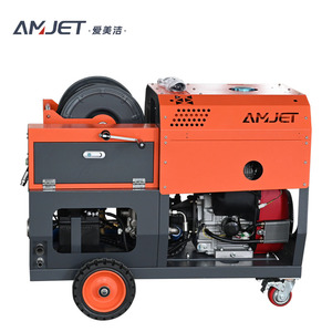 AMJET Servicios Profesionales 200bar 65lpm Equipado con 80 metros <span class=keywords><strong>de</strong></span> manguera <span class=keywords><strong>de</strong></span> alta presión Pulverizador <span class=keywords><strong>de</strong></span> chorro <span class=keywords><strong>de</strong></span> agua <span class=keywords><strong>de</strong></span> alta presión chorro <span class=keywords><strong>de</strong></span> <span class=keywords><strong>alcantarillado</strong></span> - Product Image 3