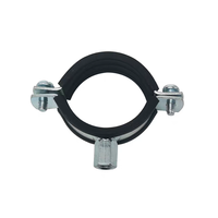 Collier de serrage métallique réglable robuste en acier inoxydable galvanisé pour tuyaux métriques