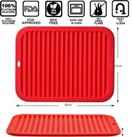 Dessous de plat en silicone pour casseroles et poêles chaudes, tapis de dessous de plat polyvalent et polyvalent, dessous de plat en silicone résistant à la chaleur