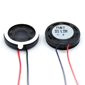 FUET 20mm 32ohm 0.25W gamme complète Micro Mylar haut-parleur rond haut-parleur pour casques Bluetooth - Product Image 1