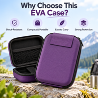 Boîte de rangement d'urgence portable et durable en EVA antichoc pour le traitement des piqûres de serpent en extérieur, la randonnée, le camping et les secours sur le terrain