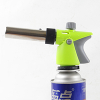Pistolet lanceur de flamme réglable nouveau briquet à gaz de cuisine réutilisable pièces utilisation inverse torche au butane avec tête allume-flamme Jet