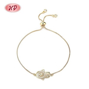 Pulseras de Moda al por Mayor con Circonita Cúbica, Bañadas en Oro de 18K, con Colgante de Serpiente, para Hombre y Mujer - Product Image 5