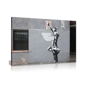 <span class=keywords><strong>Banksy</strong></span> moderno "facciamo la vita riecheggia l'eternità" <span class=keywords><strong>di</strong></span> Graffiti tela <span class=keywords><strong>di</strong></span> <span class=keywords><strong>arte</strong></span> della parete Poster stampa <span class=keywords><strong>di</strong></span> decorazioni per la casa <span class=keywords><strong>di</strong></span> Design astratto - Product Image 4