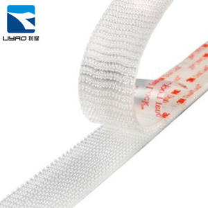 morir corte Venta caliente de alta pegajosa clara recerrable sujetador adhesivo <span class=keywords><strong>3</strong></span> m de doble gancho cerradura y bucle de cinta - Product Image 2