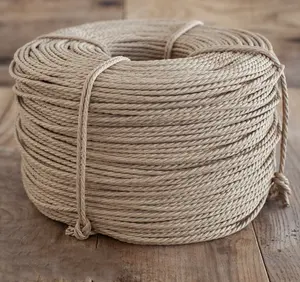 Cuerda de rafia de papel de alta resistencia, cuerda de papel Kraft trenzada para material de relleno de cable y alambre