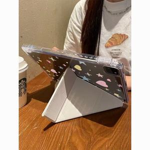 Cute Cartoon Y Fold Tablet Protective Case Shockproof <b>Cover</b> For iPad Air1 2 4 5 11 Inch M3 A16 10th Gen - Product Image 2