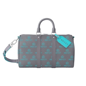 OEM ODM Custom Luxury PU Leather Full logo Purse Handbag <strong>Ladies</strong> Travel <strong>Gym</strong> Sport Duffle <strong>Bag</strong> - Product Image 6