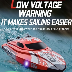 Tốc độ cao RC thuyền không thấm nước tàu mô hình đồ chơi điện thuyền 2.4GHz 25 km/h điều khiển từ xa tàu cao tốc RC đua thuyền cho trẻ em - Product Image 5