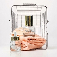 Emballage cosmétique de luxe, flacon rond en verre vide pour lotion, soin de la peau, flacon en verre transparent mat jaune pour fond de teint avec pompe