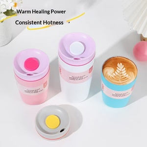 Nouvelle tasse à café simple grande capacité en acier inoxydable 304, tasse isotherme double paroi portable pour boire directement - Product Image 5