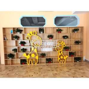 Estantería de Madera con Forma de Jirafa para Libros, Muebles <span class=keywords><strong>Montessori</strong></span> para Escuela, Jardín de Infancia, Sala de Lectura, <span class=keywords><strong>Librería</strong></span> para Preescolar - Product Image 2