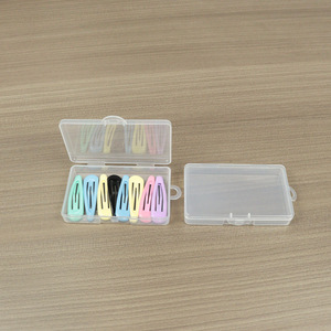 Transparent Plastic <b>Storage</b> <b>Box</b> 9x5.6x1.5cm For Fishing Tackle <b>Small</b> Parts Desktop Organizer Cover Included - Product Image 2