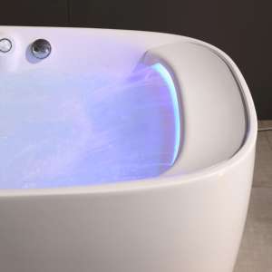 Vasca Idromassaggio Sexy Rotonda/Ovale per 2 Persone, Autoportante, da Interno, in PVC, con 30 Getti, Design Moderno, Idrogetti - Product Image 5