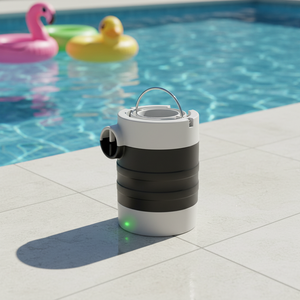 ปั๊มลมขนาดเล็กสำหรับสิ่งของเป่าลม พร้อมไฟแคมป์ปิ้งสำหรับถุงสูญญากาศ ห่วงยางเป่าลม แผ่นรองนอนแคมป์ปิ้ง และของเล่น - Product Image 1