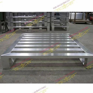 Direct Sale Heavy Duty Platform Cart with Fences with 4 Castor Wheels with Brake for Warehouse Cargo Storage Handling - Product Image 4
