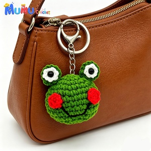 Llaveros Amigurumi de Ganchillo Hechos a Mano al por Mayor, Adornos Lindos de Dibujos Animados para Bolsos, Regalos de Energía Positiva y Apoyo Emocional - Product Image 4