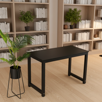 Bureau d'ordinateur pliable en métal moderne de haute qualité pour la maison, l'étude et le travail de bureau