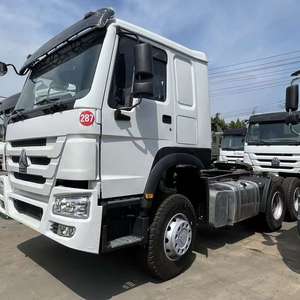 Camión Tractor Diésel Usado Sinotruk Howo 6x4 de 10 Ruedas, 351-450hp, Euro 3, con Motor Weichai, Asiento con Suspensión Neumática, Volante a la Izquierda - Product Image 2