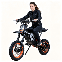 Moto électrique tout-terrain 3000W 48V avec batterie au lithium, vitesse de 50 km/h, vente en gros