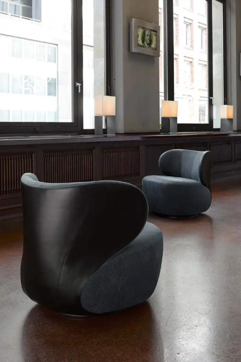 Mid Century Italian Design Französischer Sessel Teddy Boucle Moderner drehbarer Akzent lauf Drehs ofa Lounge Recliner Arm Chair