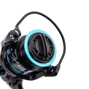 Wholesale high quality metal spinning blue and black fishing reels