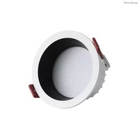 Plafonnier LED moderne en aluminium, haute luminosité, bord étroit, anti-éblouissement profond, IP65, projecteur, intensité variable, commande tactile, garantie 3 ans