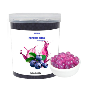 Wholesale 3kg Popping Pink Boba Balls <b>Passion</b> <b>Fruit</b> Concentrate <b>Syrup</b> Sugar Additives Bubble Tea CN/GUA Origin Bag - Product Image 1