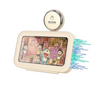 Soporte de Teléfono Móvil Giratorio Ajustable HD con Ventosa Impermeable de ABS para Baño - Product Image 4